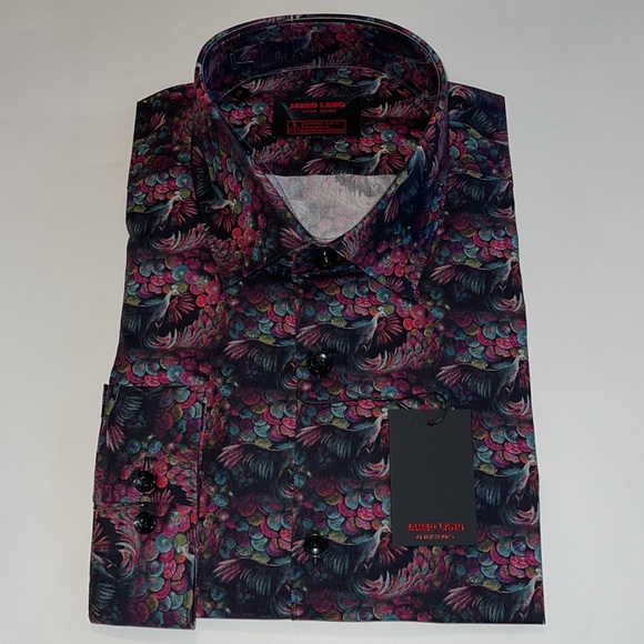 Jared Lang After Hours Slim Fit Shirt Size XL NWT - Picture 3 of 9